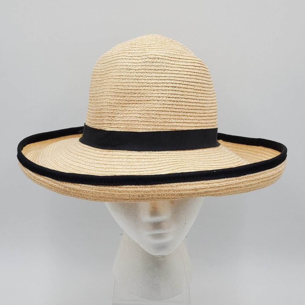 Kathy Jeanne Wide Brim Straw Hat - Picture 2 of 16